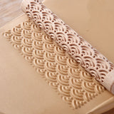 10PCS Wood Clay Pattern Rollers