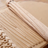 10PCS Wood Clay Pattern Rollers