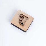 Alphabet Leather Cutting Die Set – 26 Letters for Keychains & Notebook Inlays
