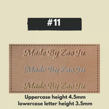 Maxita Leathercraft Hot Foil Stamping Letter Set – Type Stamps for Foil Machines
