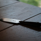 12C27 round head leather skiving knife for thinning, paring, raised work, and edge shaping. Easy to strop, rust-resistant, sharp, and stable in hand for cleaner leather skiving on vegetable-tanned leather. Shop now.