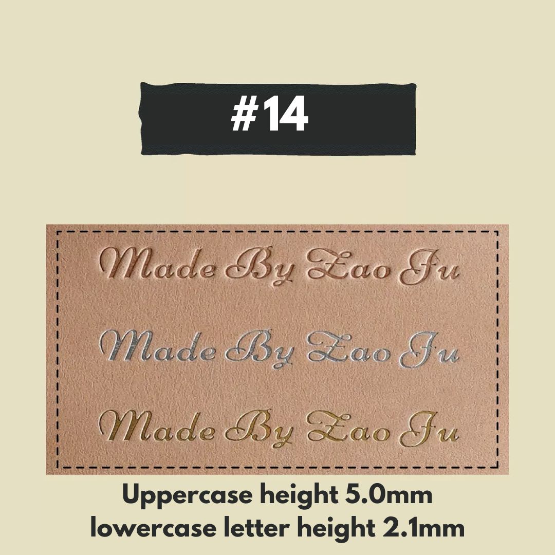 Maxita Leathercraft Hot Foil Stamping Letter Set – Type Stamps for Foil Machines
