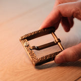 'Sui' Japanese Style Brass Belt Buckle,40.5mm, CNC