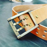 Discover the Sui Premium Brass Double-Prong Belt Buckle, crafted from solid brass with CNC precision for durability and elegance. Featuring a vintage-inspired Japanese design, it’s perfect for leathercraft enthusiasts and professionals. Available with custom bulk orders and discounts.