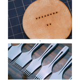 BEWAIS Hollow Pricking Iron – Precision Leather Stitching Chisel