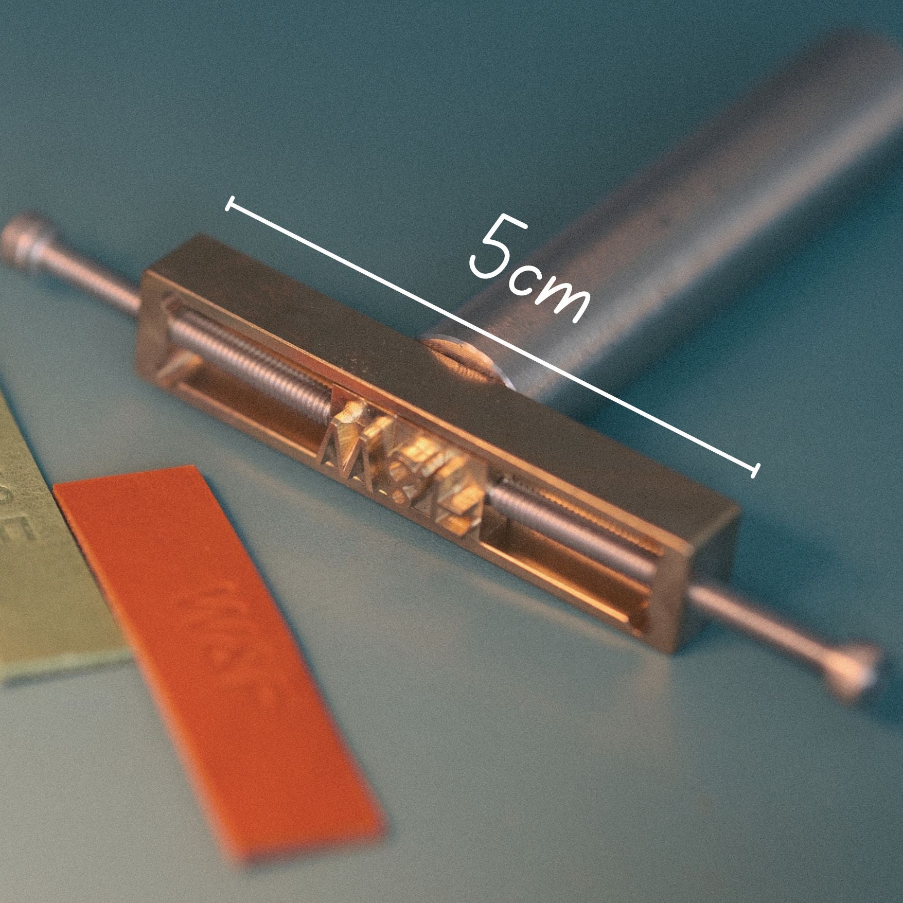 Manual Brass Stamp Tool – Customizable, Single & Multi-Line