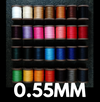 Amy Roke 0.55mm Polyester Waxed Thread – 150m Spool, Burnable, for Leathercraft