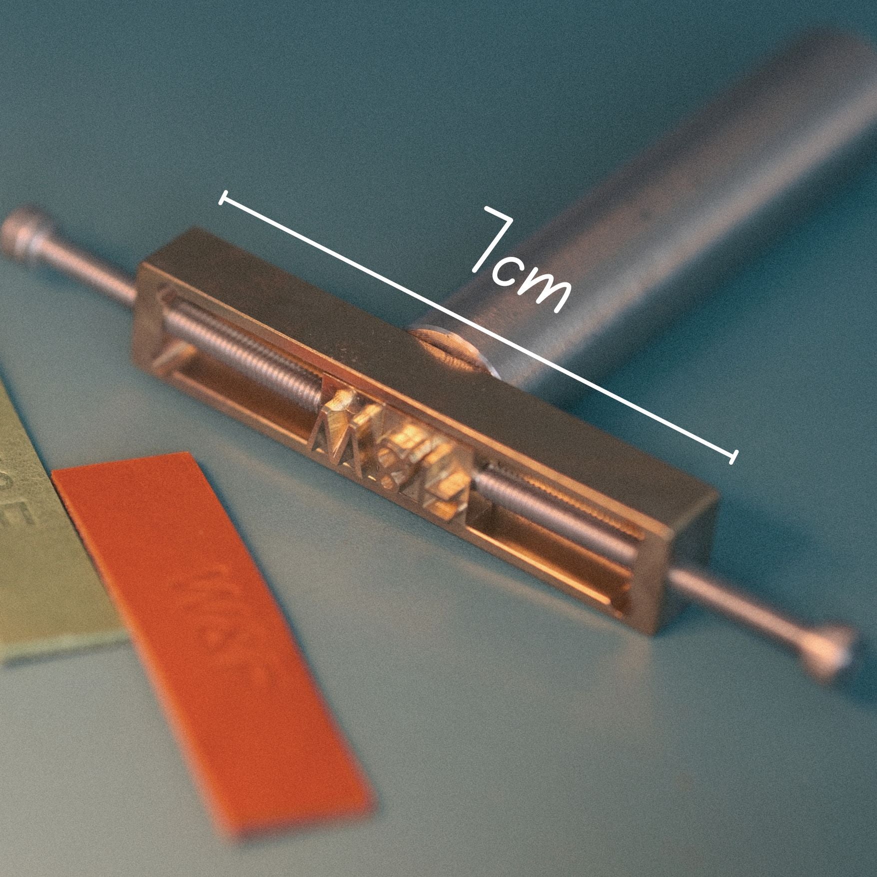 Manual Brass Stamp Tool – Customizable, Single & Multi-Line