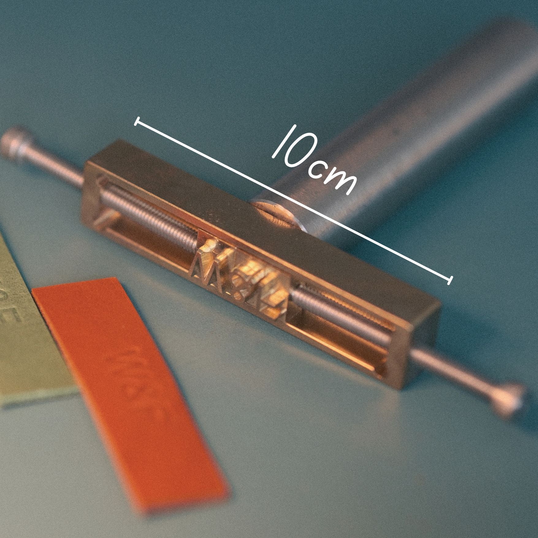 Manual Brass Stamp Tool – Customizable, Single & Multi-Line