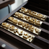 CÍ 10mm Brass Type Set for Hot Foil Stamping