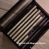 CÍ Deluxe Fine Brass Type Kit With Premium Walnut Box | A Height 3.5–5mm | Compatible With Maxita, Movego, Kingsley & Dream Factory Machines | Customizable
