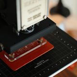 This transparent acrylic holder is perfect for previewing and aligning your design before the final embossing. For example, if you're customizing a product with your client's name, you can use this clear holder to show them exactly where the text or design will appear. This preview helps ensure everyone is on the same page, saving communication time and enhancing accuracy.