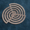 Leather Curve Stitching & Hole Marking Template|4mm Spacing
