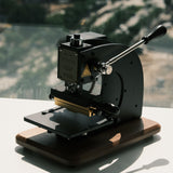 Introducing the Maxita EC-17 Hot Stamp Machine — the ultimate tool for enhancing brand identity on leather goods, EC-27, the EC-17 excels in various hot stamping techniques, including gold and silver foiling, branding, and embossing. Crafted from durable anodized aluminum, this compact machine combines versatility with precision.