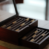 This double-layer walnut letter box keeps 300+ type pieces neatly stored, easy to find, and ready for your next leathercraft, branding, or custom stamping project.A practical and beautiful storage solution for makers who care about every detail.