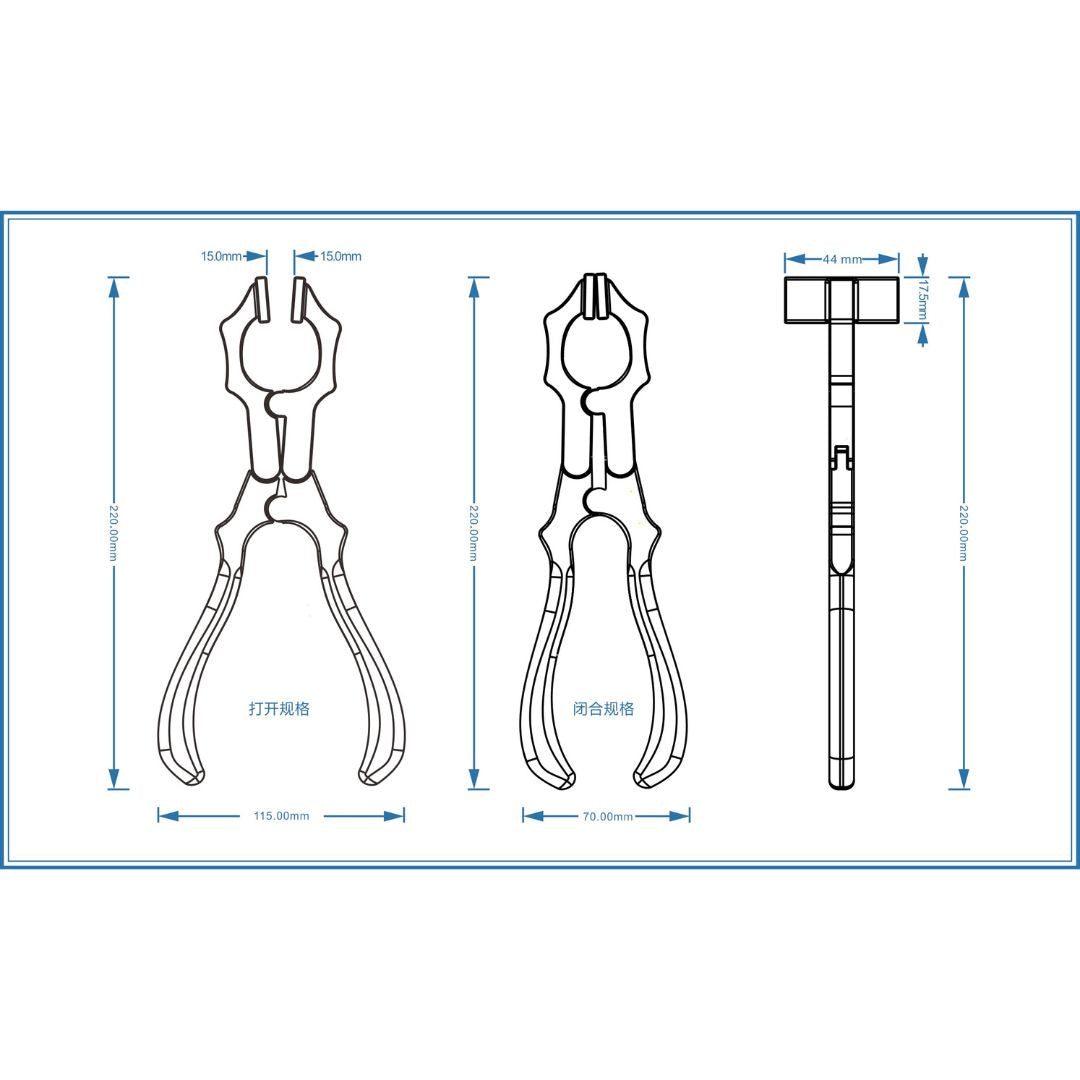 Amy Roke Flat-Jaw Leathercraft Pliers – Precision Hand-Stitching Clamp
