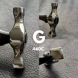 BOWEN 440C leather stitching hammer for flattening stitch lines and refining hand-sewn leatherwork. Heat-treated 440C stainless steel, hand-polished finish, balanced grip, and precise control for tight areas where pliers are harder to use. A practical upgrade for daily leathercraft work. Shop now.