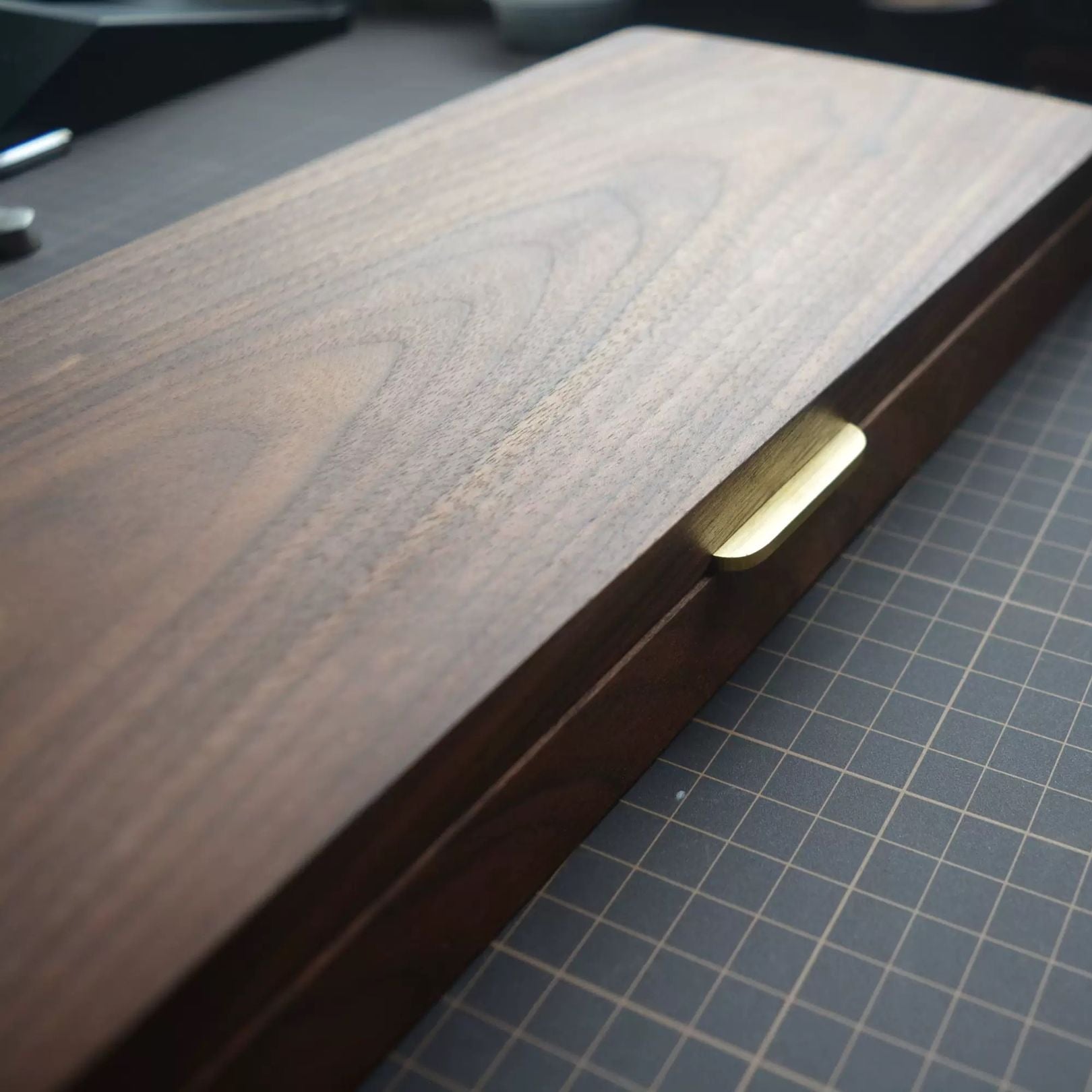 Black Walnut Organizer Box for Punches & Pricking Irons (11-Slot)