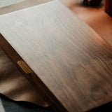 Black Walnut Organizer Box for Punches & Pricking Irons (11-Slot)