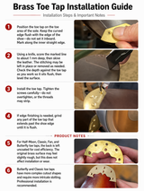 Brass Toe Taps for Shoe Repair & Sole Protection