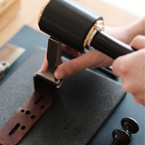CÍ DC53 Leather Belt End Punch Made-to-order strap end punch for clean, consistent belt tips