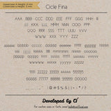 CÍ Deluxe Fine Brass Type Kit With Premium Walnut Box | A Height 3.5–5mm | Compatible With Maxita, Movego, Kingsley & Dream Factory Machines | Customizable