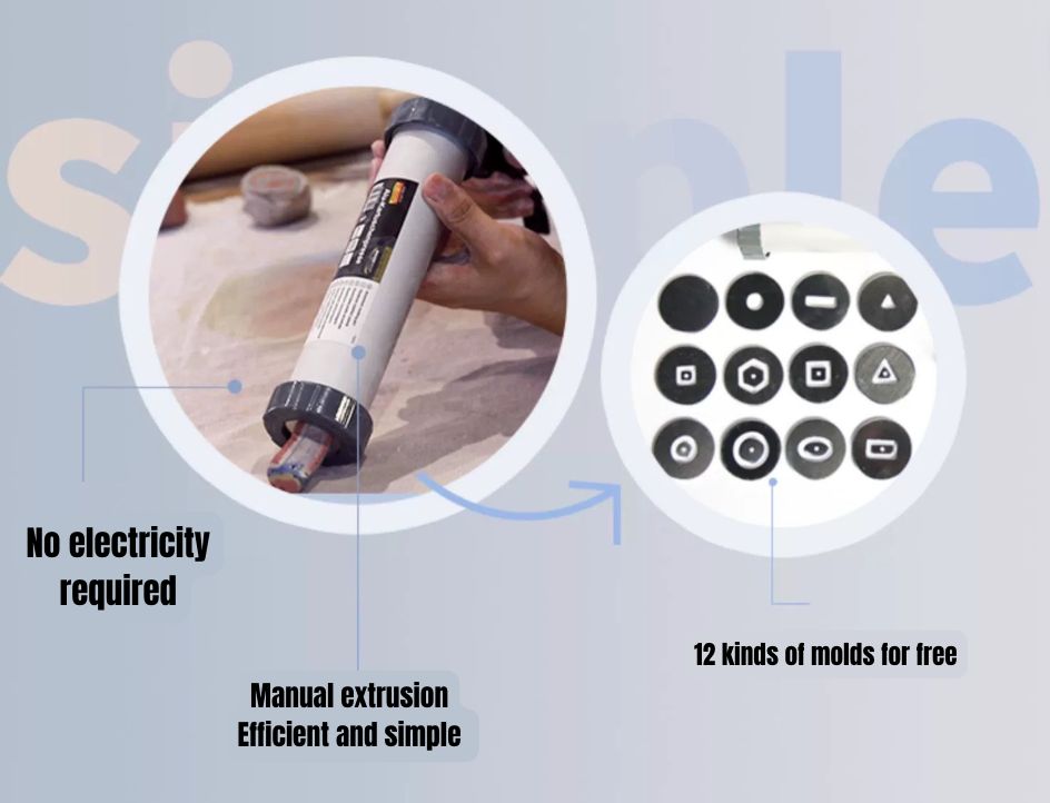 Clay Extruder for Sculpturing
