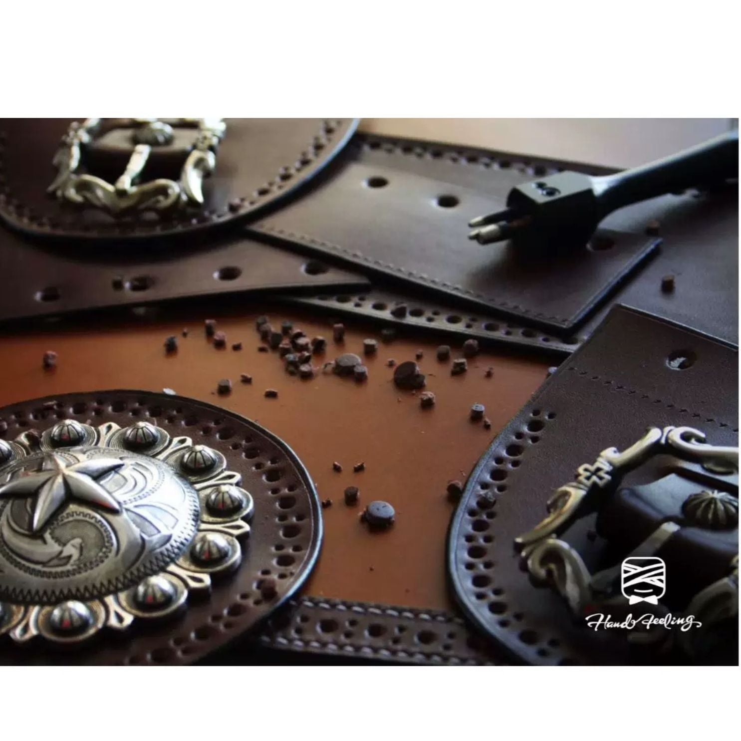 FanDeer Decorative Brogue Punch Tool