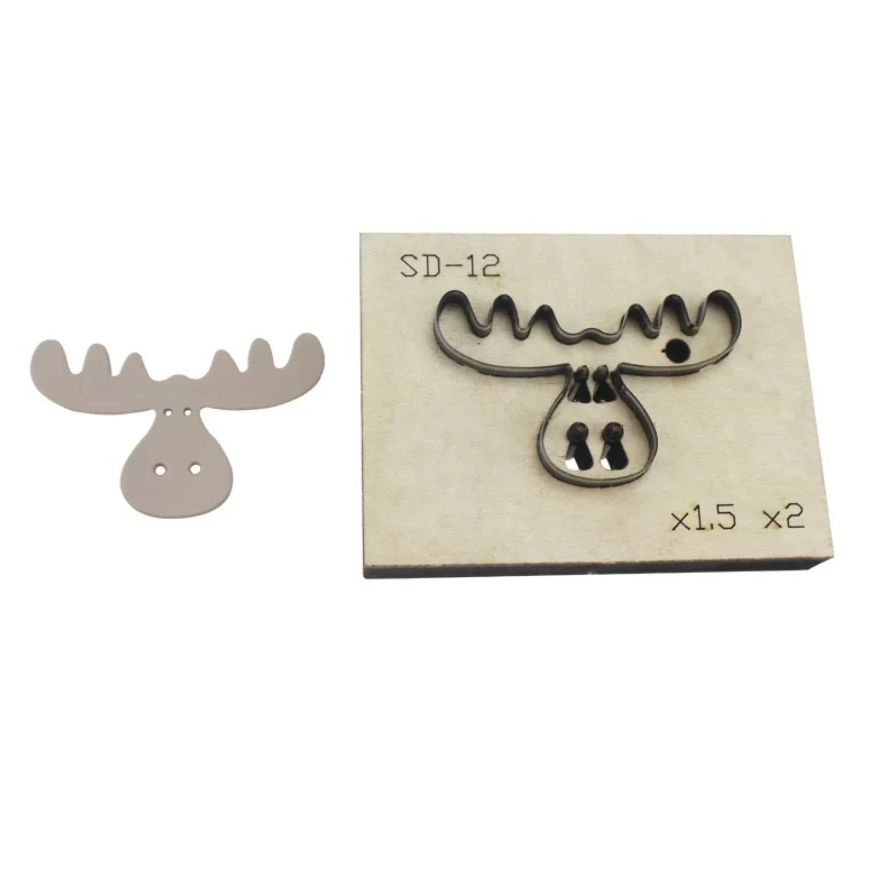 Holiday Animal Shape Die Set – Wooden Base & Sharp Japanese Blade