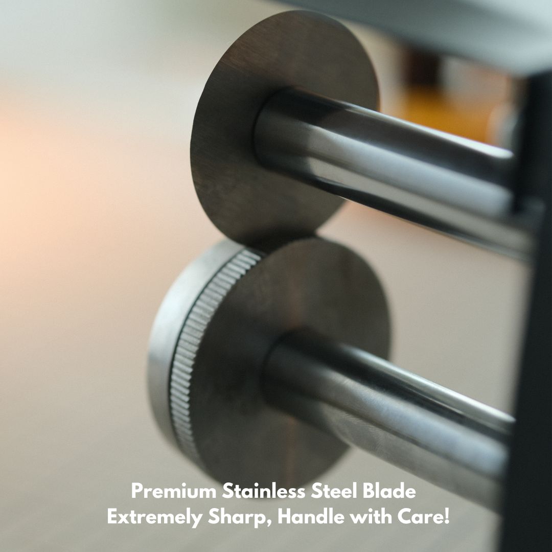 Effortless Cutting: Cuts through thick and tough materials smoothly, ensuring even and precise results.