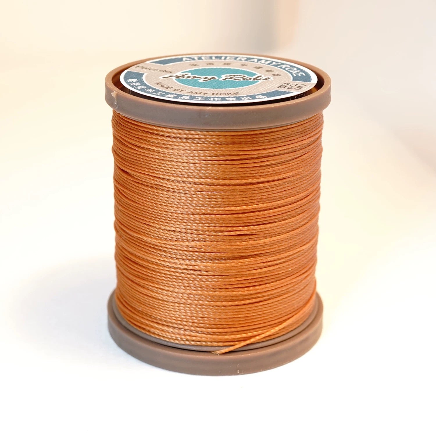 Amy Roke 0.65mm Polyester Waxed Thread for Hand Stitching Leather (Burnable 432)