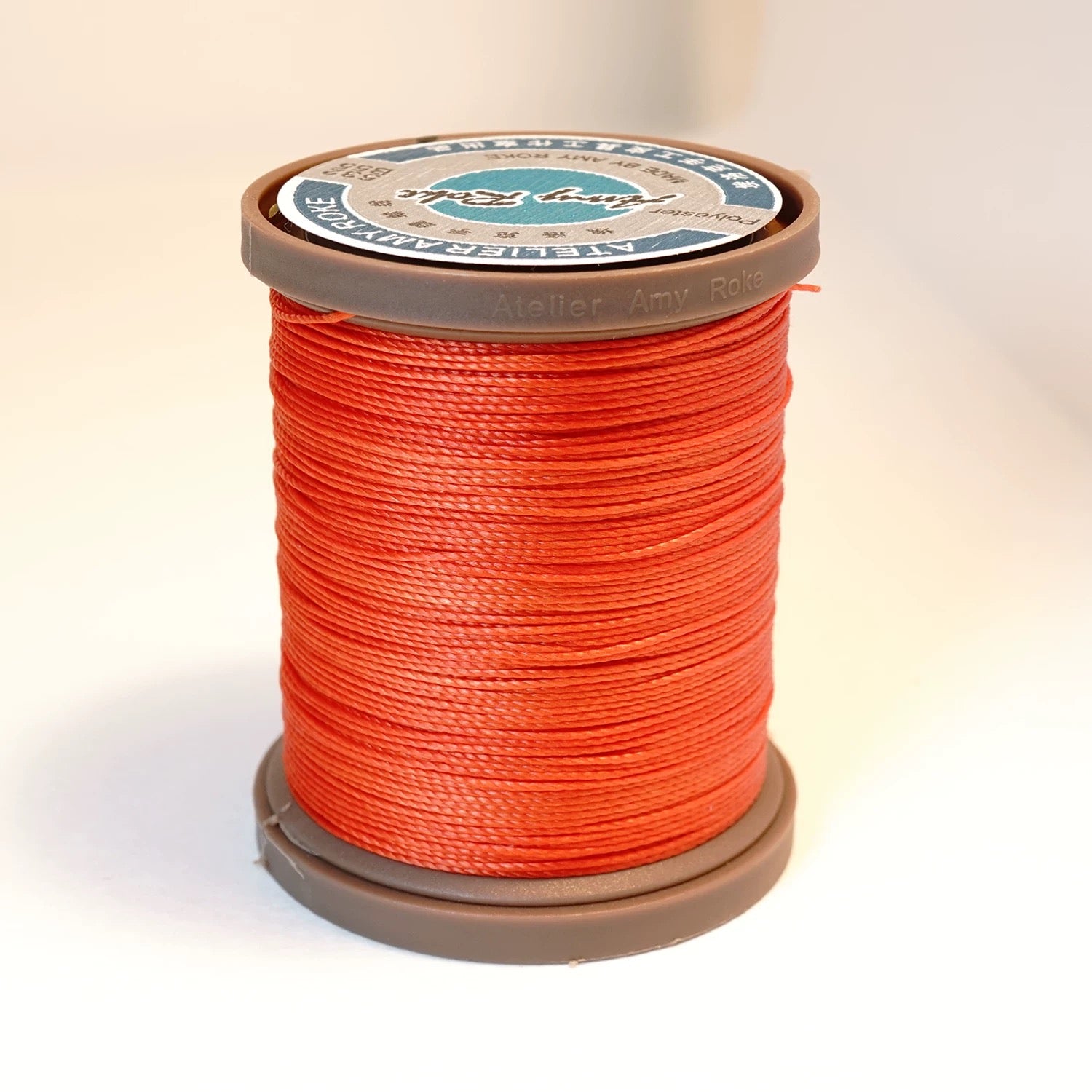 Amy Roke 0.65mm Polyester Waxed Thread for Hand Stitching Leather (Burnable 432)