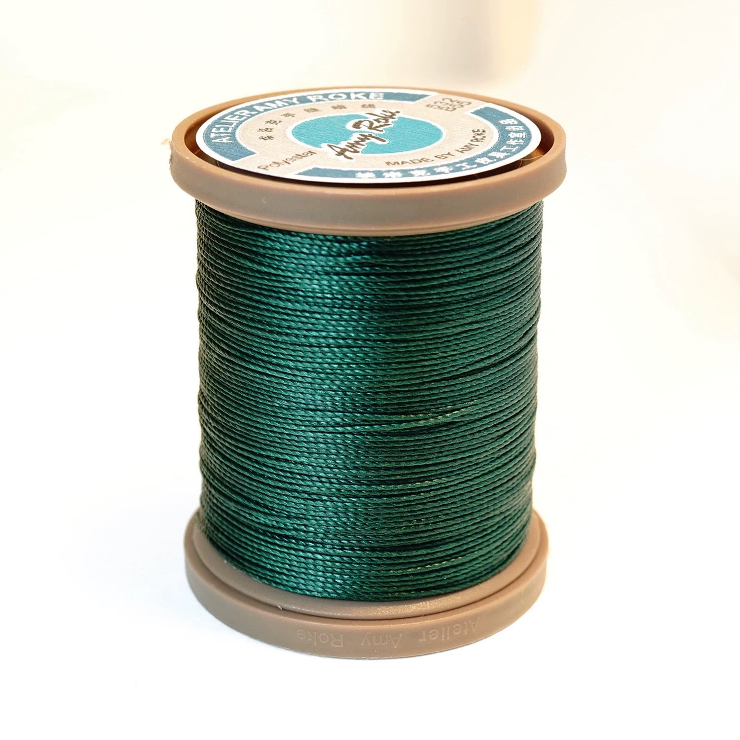 Amy Roke 0.65mm Polyester Waxed Thread for Hand Stitching Leather (Burnable 432)