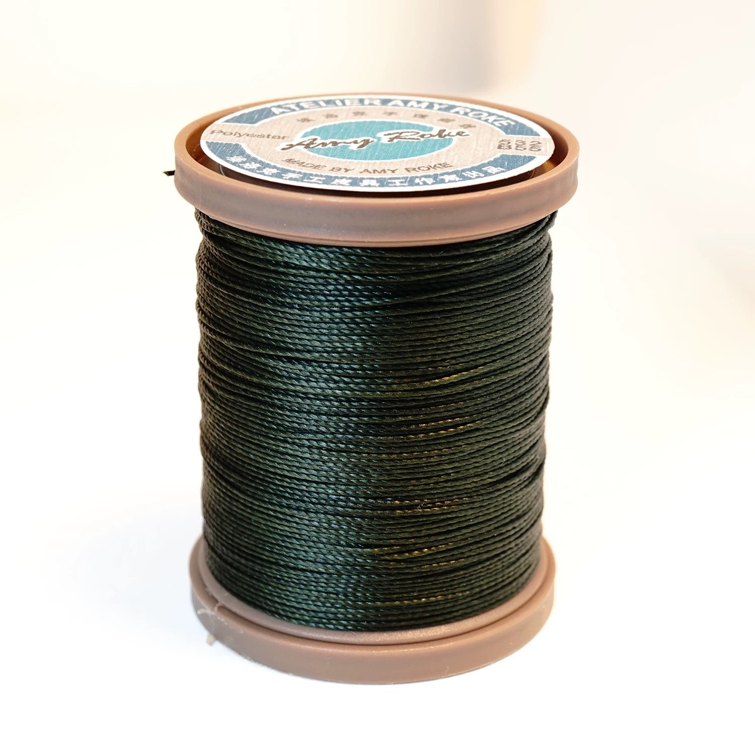 Amy Roke 0.65mm Polyester Waxed Thread for Hand Stitching Leather (Burnable 432)
