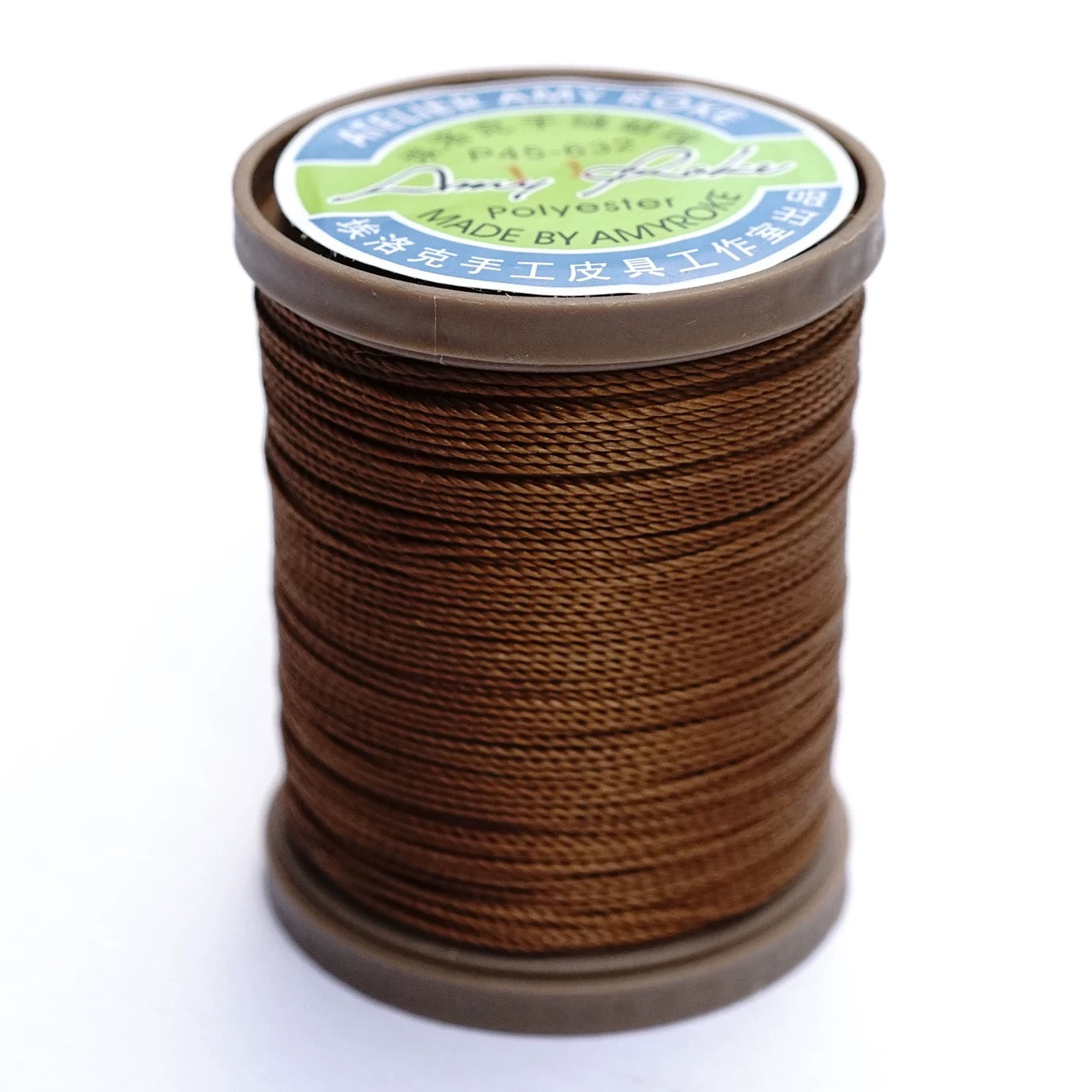 Amy Roke 0.65mm Polyester Waxed Thread for Hand Stitching Leather (Burnable 432)