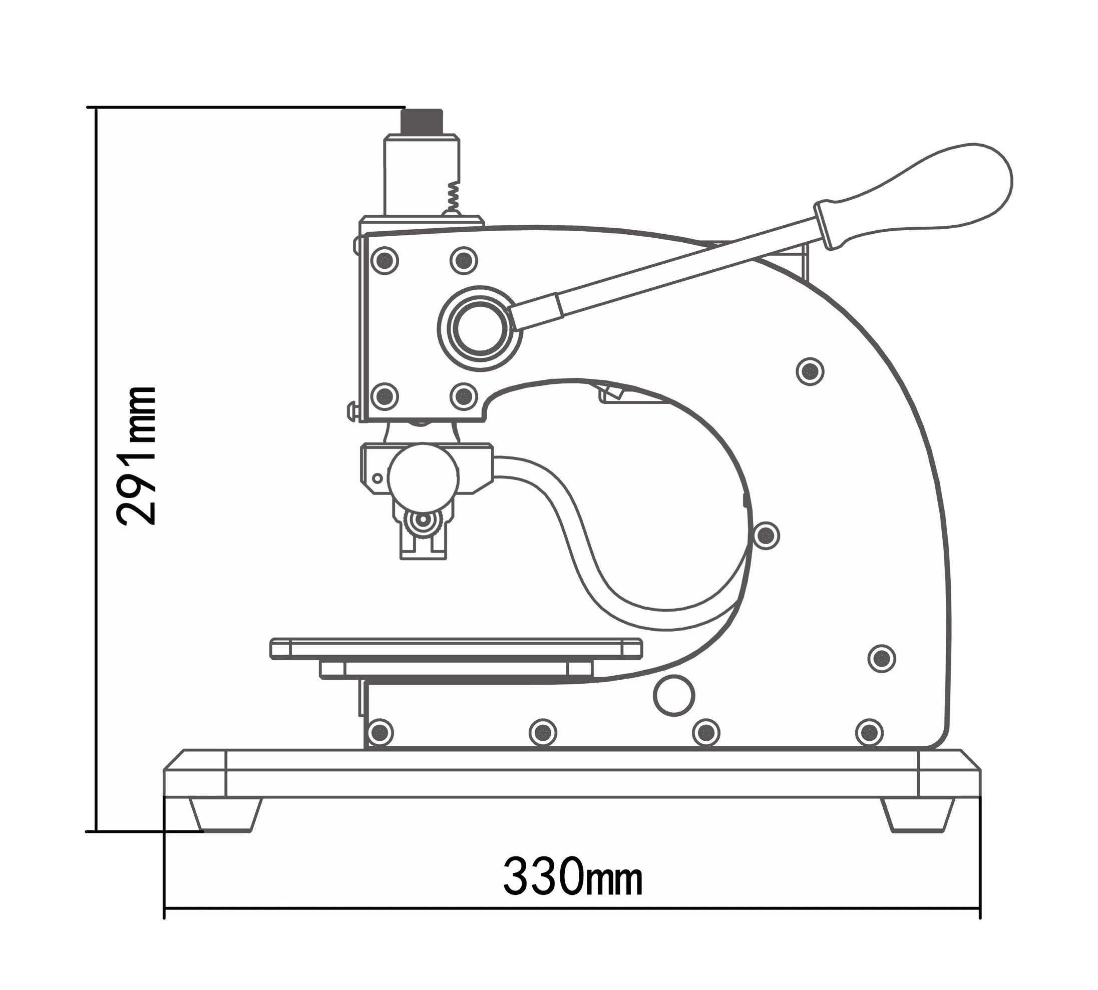 Maxita Hot Foil Stamp/ Embossing Machine EC-17; Compact Version