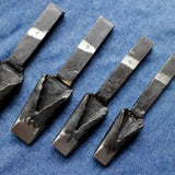 Japanese Tempered Forged Long Round Punch – Belt & Strap Hole Punch, Rectangular & Round End Options for Buckle Installation, Vintage Aged Finish