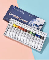 Kiln-Free Non-Fading Under-Glaze 12 Colors Set - Child-Safe