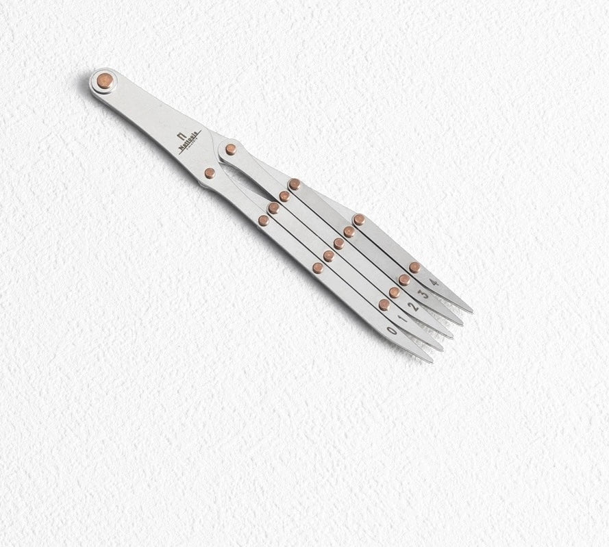 Leather Craft Belt Quick Mark Equally Spacing Isometric Divider Ruler Tool Knife Cutter Punch Leather DIY Auxiliary Tool