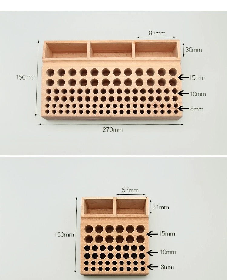 Leather Craft Tool Holder with 98 or 46 Holes