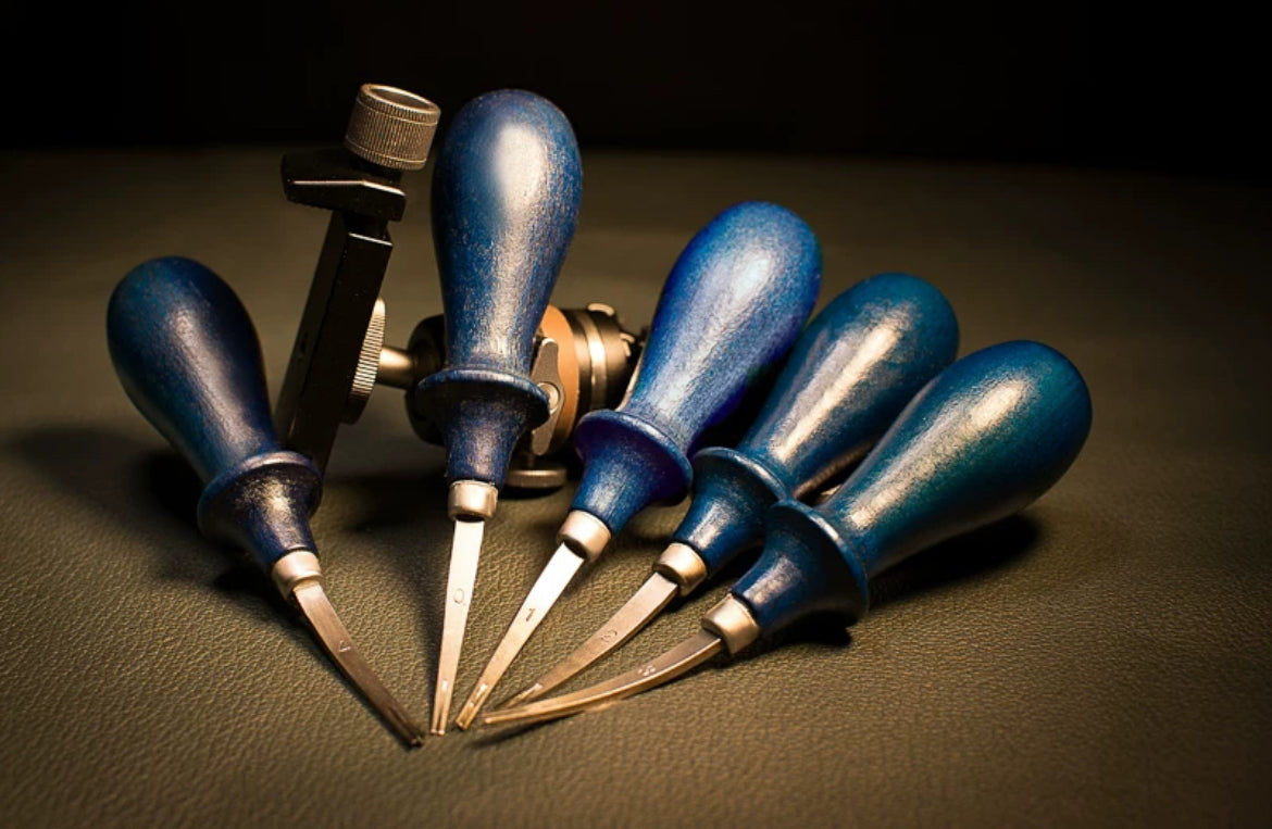 Sui Blue-Handled Edge Beveler D2 steel