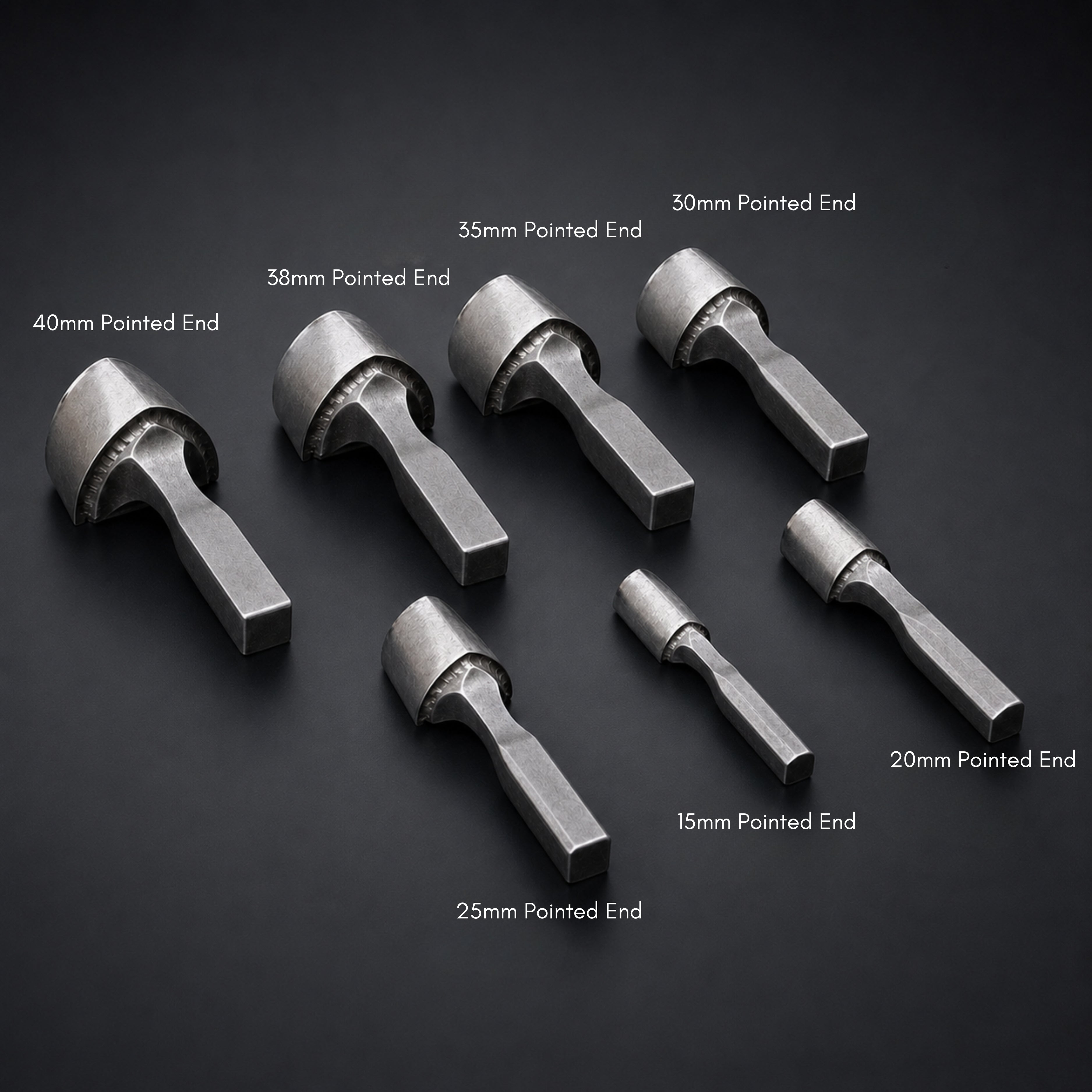 CÍ DC53 Leather Belt End Punch Made-to-order strap end punch for clean, consistent belt tips