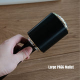 PP and PA66 Leathercraft Mallet Hammer Set – Small PP Mallet, Large PA66 Mallet, and T-Shape PA66 Mallet