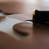 M390 curved leather trimming knife for small radius cuts, hollow work, and precise detail trimming. Made with factory heat-treated powder steel for strong edge retention, wear resistance, and clean control in fine leathercraft work. Explore more here.