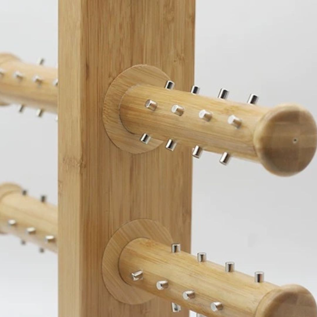 Magnetic Leather Strap Drying and Edging Stand