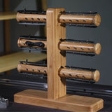 This handcrafted stand is the perfect solution for drying and edging leather straps, designed for both professional leathercraft studios and DIY enthusiasts.