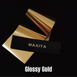 Maxita Multi-Color Hot Stamping Foil Paper (Gold, Silver, Black, White, Blue, Green)