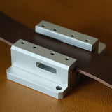 Our Leather Belt Edge Beveler is a top-rated, must-have tool for both beginners and professionals. Available in two versions—one for 3.5mm to 4.5mm thick leather and another for 4.5mm to 6mm—it features premium materials and a comfortable grip, ensuring precise edge beveling. With replacement blades, you can easily select the perfect size for your specific project. Portable, easy to store, and an excellent gift choice.