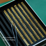 Perfect for gifts or your own creative projects, our movable type set comes with 18 unique font styles and a total of 306 pieces! 🖋️ Each set includes uppercase letters (A-Z) with 3 of each, lowercase letters (a-z) with 5 of each (vowels too!), numbers, heart symbols, punctuation, and spacers in various widths. Make any project feel custom and personal with ease.