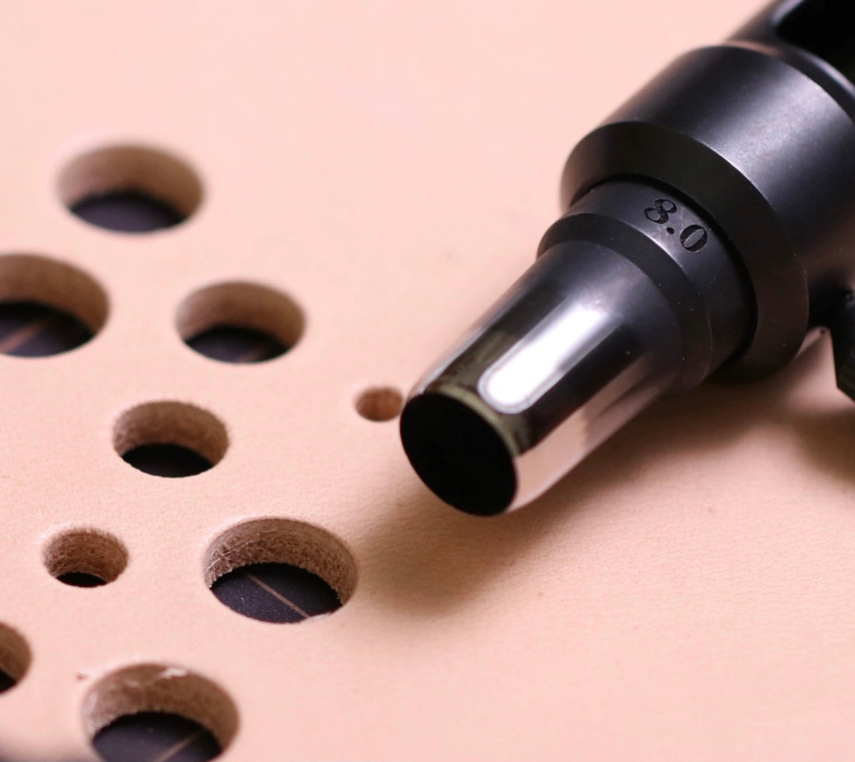 YORKSHINE Precision Hole Punch Set with Wooden Base
